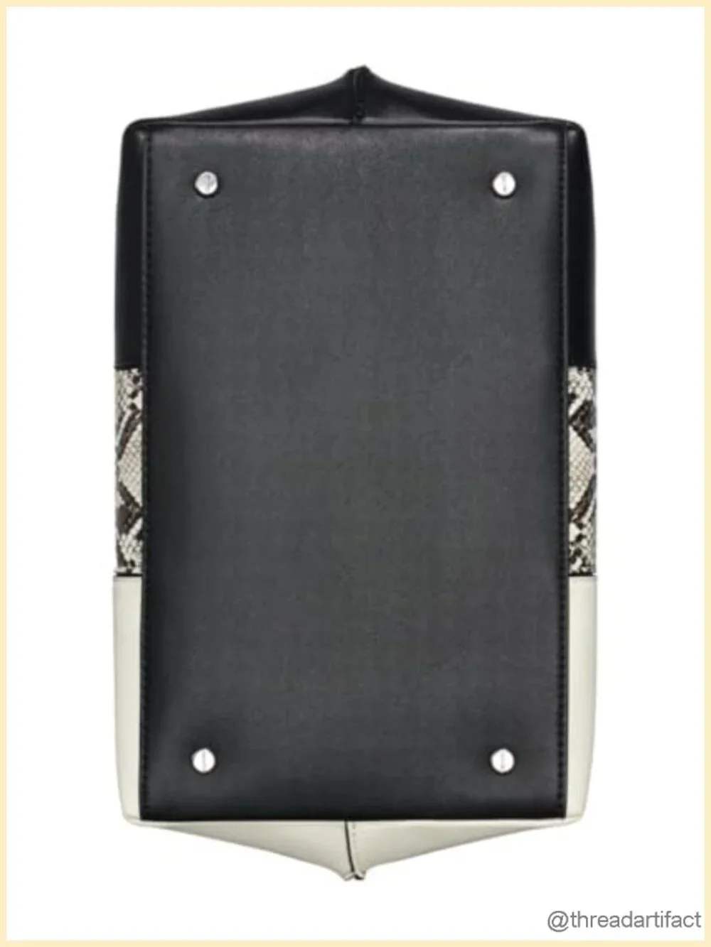 Vinyl Satchel with Removable Crossbody Strap 2-in-1